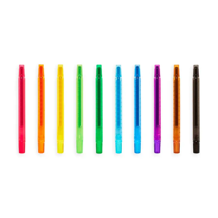 10 Yummy Yummy Scented Twist Up Crayons – Moxie On Second